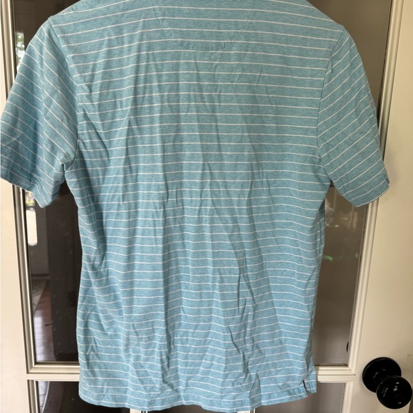 Johnnie-O kids aqua colored polo size 14 - Picture 3 of 3